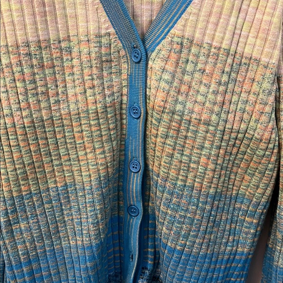 STAUD Colorful Ribbed Knit Cardigan - Picture 5 of 5